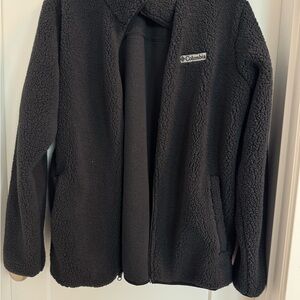 Columbia Charcoal back Sherpa Jacket men’s great condition size medium
